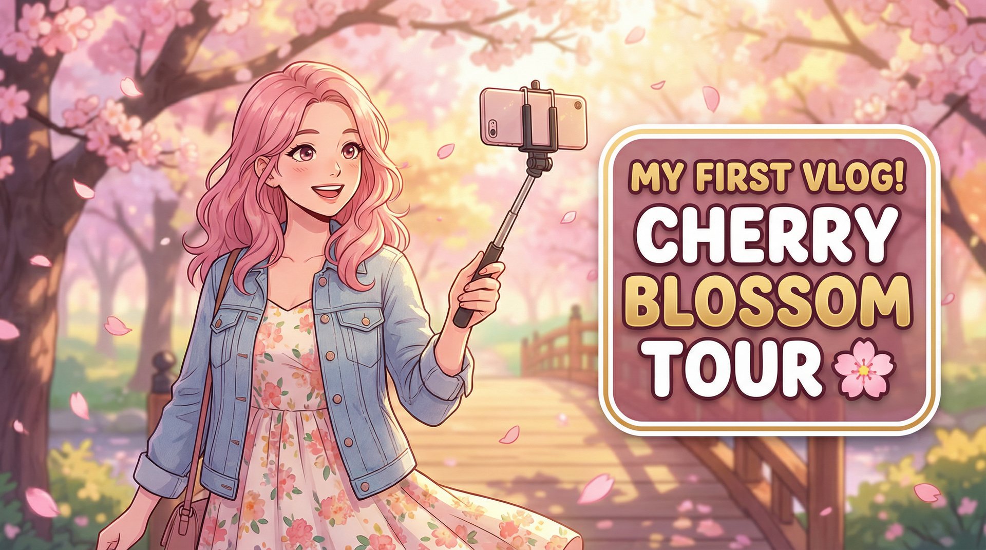 抖阴春日樱花季旅拍视频